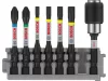 BOSCH PRO Bithegy készlet 7 r. 50 mm + tartó (PH2, PZ2, T15, T20, T25, T30) Pick & Click