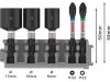 BOSCH PRO Bithegy és csavarbehajtó klt. 5 részes 50 mm (PH2,PZ2 / 8,10,13 mm) Pick & Click