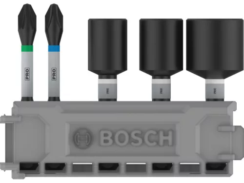 BOSCH PRO Bithegy és csavarbehajtó klt. 5 részes 50 mm (PH2,PZ2 / 8,10,13 mm) Pick & Click
