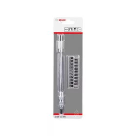   BOSCH Bithegy készlet 11 részes flexibilis fém hosszabbítóval 200 mm