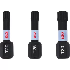   BOSCH Bithegy készlet 3 részes T20 / T25 / T30 x 25 mm Impact Control