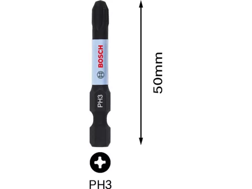 BOSCH Bithegy PH3 x 50 mm 1/4" Impact Control