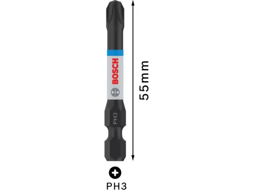 BOSCH PRO Impact bithegy PH3 x 55 mm 1/4" (2 db)