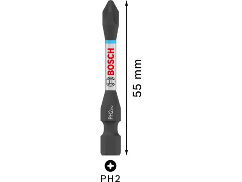 BOSCH PRO Impact bihegy PH2 x 55 mm Tic Tac dobozban 1/4" Hex (15 db)