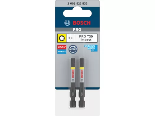 BOSCH PRO Impact bithegy T30 x 55 mm 1/4" (2 db)