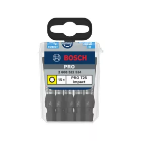   BOSCH PRO Impact bihegy T25 x 55 mm Tic Tac dobozban 1/4" Hex (15 db)