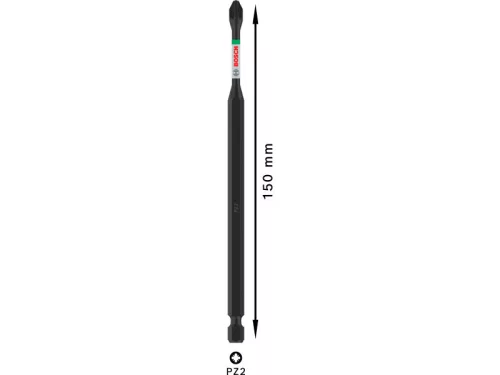 BOSCH PRO Impact bithegy PZ2 x 150 mm 1/4" Hex