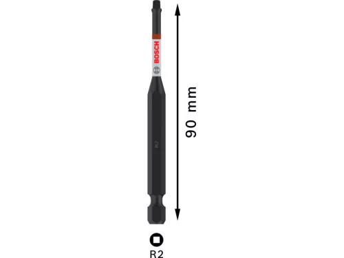 BOSCH PRO Impact bithegy R2 x 90 mm 1/4" Hex Robertson