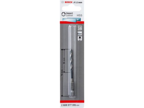 BOSCH Csigafúró 3,5 x 79/39 mm HSS bit befogású