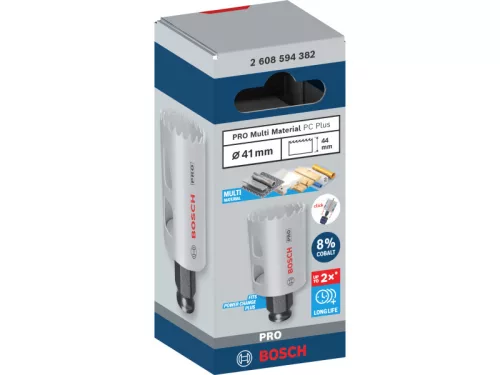 BOSCH PRO Körkivágó 41 mm (8% kobalttal) PC PLUS Multi Material