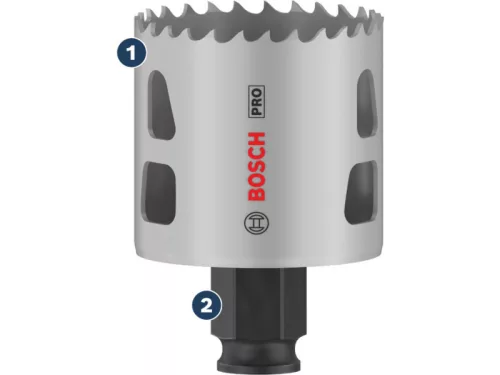 BOSCH PRO Körkivágó 51 mm (8% kobalttal) PC PLUS Multi Material