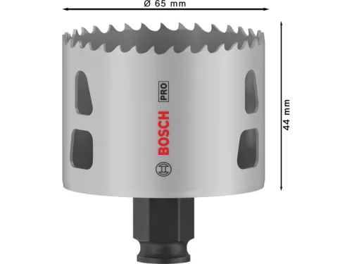 BOSCH PRO Körkivágó 65 mm (8% kobalttal) PC PLUS Multi Material