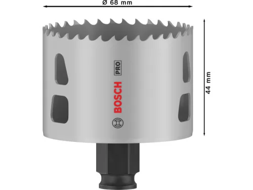 BOSCH PRO Körkivágó 68 mm (8% kobalttal) PC PLUS Multi Material