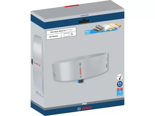BOSCH PRO Körkivágó 210 mm (8% kobalttal) PC PLUS Multi Material
