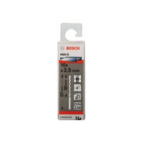 BOSCH Csigafúró 2,5 x 57/30 mm 135° HSS-G DIN 338 (10 db)