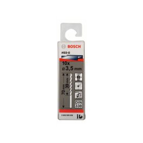 BOSCH Csigafúró 3,5 x 70/39 mm 135° HSS-G DIN 338 (10 db)