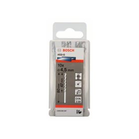 BOSCH Csigafúró 4,5 x 80/47 mm 135° HSS-G DIN 338 (10 db)