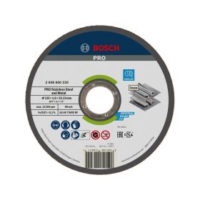   BOSCH PRO Vágókorong inox 125 x 1,6 x 22,2 mm AS 46 T INOX BF (oSa)