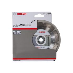   BOSCH Gyémánt vágókorong 115 x 1,6 x 10 x 22,2 mm szegmentált Standard for Concrete