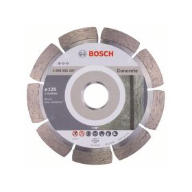   BOSCH Gyémánt vágókorong 125 x 1,6 x 10 x 22,2 mm szegmentált Standard for Concrete