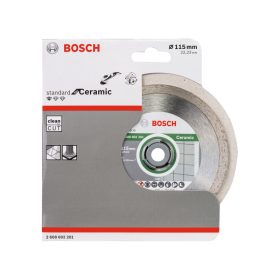   BOSCH Gyémánt vágókorong 115 x 1,6 x 7,0 x 22,2 mm folytonos Standard for Ceramic