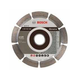   BOSCH Gyémánt vágókorong 125 x 1,6 x 10,0 x 22,2 mm szegmentált Professional for Abrasive