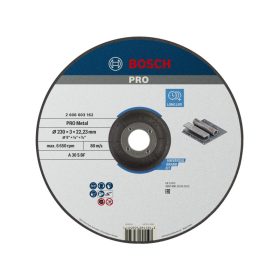   BOSCH PRO Vágókorong fémre 230 x 3,0 x 22,2 mm kúpos A 30 S BF