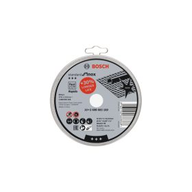   BOSCH Vágókorong fémre 115 x 1,0 x 22,2 mm inox egyenes WA 60 T BF Rapido fémdobozban (10 db)