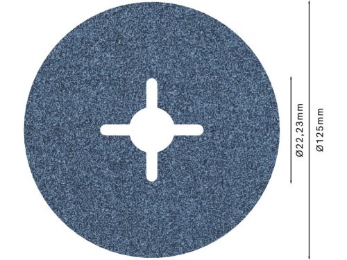 BOSCH PRO Fíbertárcsa fémre 125 x 22,2 mm / P60 cirkónium-oxid