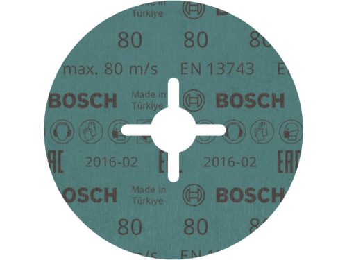 BOSCH PRO Fíbertárcsa fémre 125 x 22,2 mm / P80 cirkónium-oxid