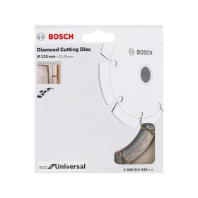   BOSCH Gyémánt vágókorong 125 x 2,0 x 7,0 x 22,2 mm szegmentált ECO for Universal