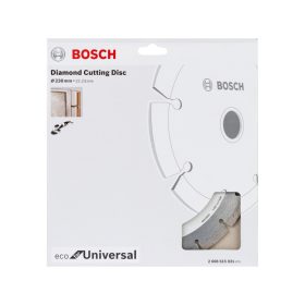   BOSCH Gyémánt vágókorong 230 x 2,6 x 7,0 x 22,2 mm szegmentált ECO for Universal