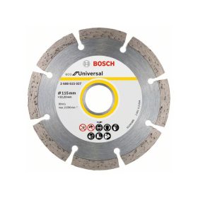   BOSCH Gyémánt vágókorong 115 x 2,0 x 7,0 x 22,2 mm szegmentált ECO for Universal (10 db)