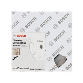   BOSCH Gyémánt vágókorong 115 x 2,0 x 7,0 x 22,2 mm szegmentált ECO for Universal (10 db)