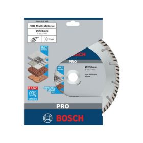   BOSCH Gyémánt vágókorong 230 x 2,6 x 10 x 22,2 mm szegmentált Multi Material