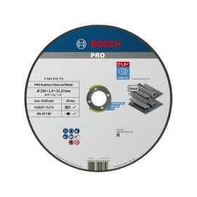   BOSCH PRO Vágókorong inox/fémre 230 x 1,9 x 22,2 mm WA 36T BF
