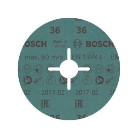   BOSCH PRO Fíbertárcsa inoxhoz 125 x 22,2 mm / P36 kerámia csemcsés