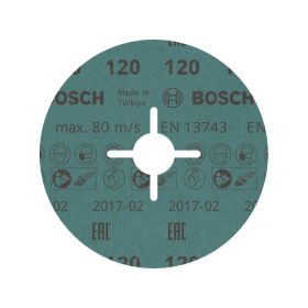   BOSCH PRO Fíbertárcsa inoxhoz 125 x 22,2 mm / P120 kerámia csemcsés