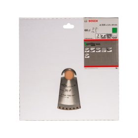   BOSCH Fűrésztárcsa fához 216 x 30 x 2,0 mm / 60T Optiline Wood ATB / N