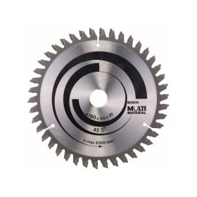  BOSCH Fűrésztárcsa univerzális 160 x 20/16 x 2,4 mm / 42T MultiMaterial