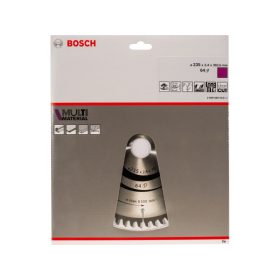   BOSCH Fűrésztárcsa univerzális 235 x 30/25 x 2,4 mm / 64T MultiMaterial HLTCG
