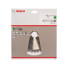   BOSCH Fűrésztárcsa fához 180 x 30/20 x 2,6 mm / 36T Optiline Wood ATB