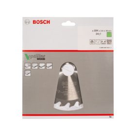   BOSCH Fűrésztárcsa fához 184 x 30 x 2,6 mm / 24T Optiline Wood ATB