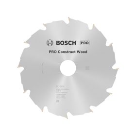   BOSCH PRO Fűrésztárcsa fához 190 x 30 x 2,6 mm / 12T Construct Wood