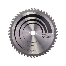   BOSCH Fűrésztárcsa fához 315 x 30 x 3,2 mm / 48T Optiline Wood ATB / UW