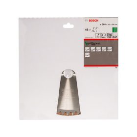   BOSCH Fűrésztárcsa fához 260 x 30 x 3,2 mm / 48T Optiline Wood ATB / N