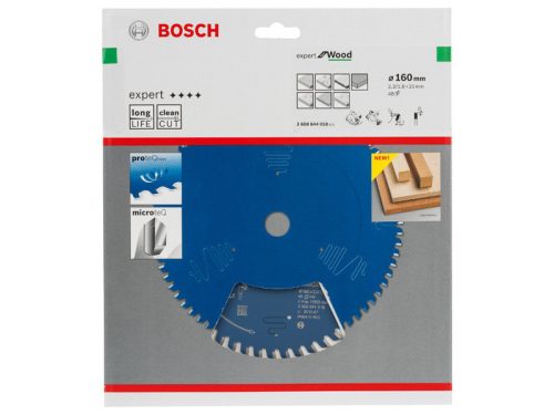 BOSCH Fűrésztárcsa fához 160 x 20 x 2,2 mm / 48T Expert for Wood