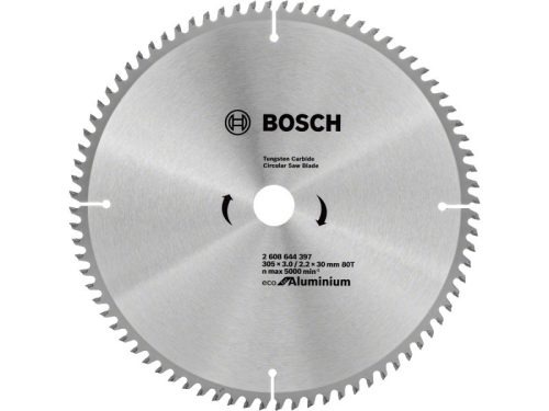 BOSCH Fűrésztárcsa alumíniumhoz 305 x 30 x 3,0 mm / 80T