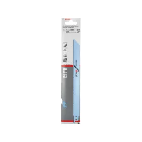   BOSCH Szablyafűrészlap fémre S 1122 BF 225 mm / 14TPI bimetál (5 db)