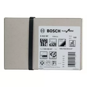   BOSCH Szablyafűrészlap fémre S 922 BF 150 mm / 14TPI bimetál Flexible for Metal (100 db)